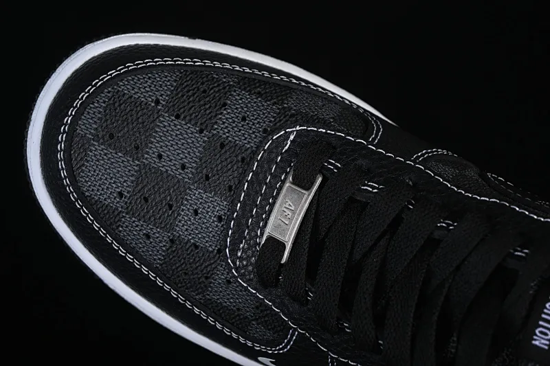 All categories Nk Air Force 1 Air Force series Nk Air Force 1 Low Air Force low-top Nike Air Force 1'07 Low LV joint checkered black pebbles Air Force 1 low-top casual sneakers CZ3986-001